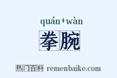 拳腕是什么意思的图片